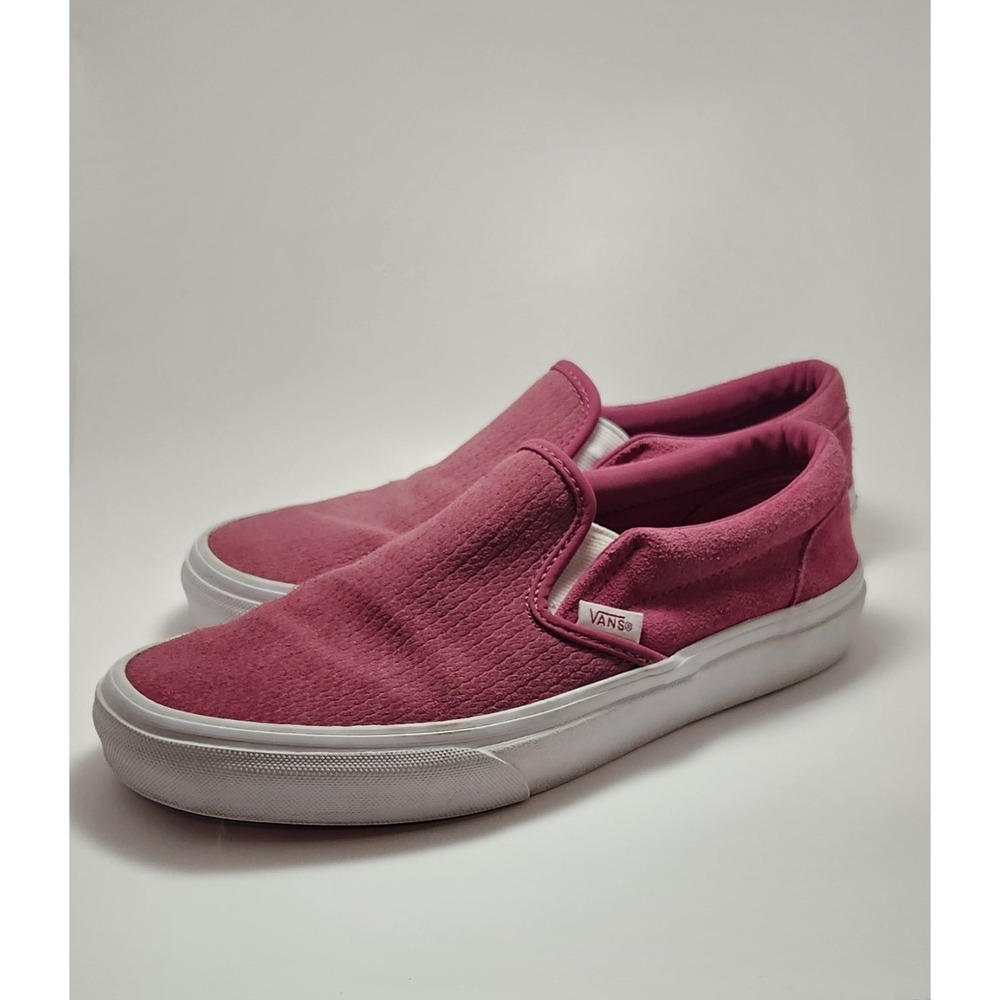 VANS Slip-On Low Top "Dry Rose" Maroon Sneakers Casual Woman's US 8 Men's US 6.5 - Picture 2 of 8